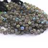 Fine Natural Blue Flash Black Labradorite Faceted Onion Briolette Drop Beads Strand Length 8 Inches and Size 6mm approx. 